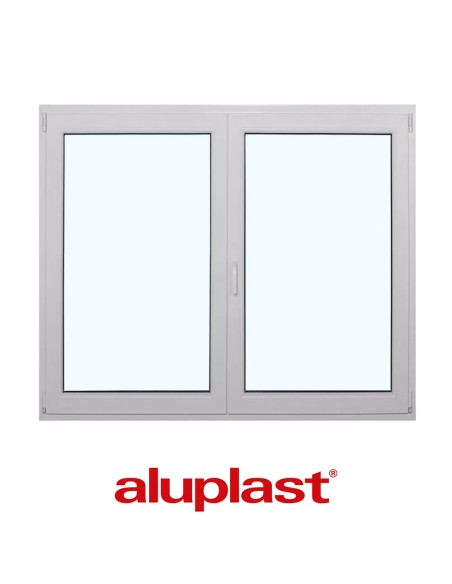 Kunststofffenster PVC 1600 x 1350 mm Dreh | Dreh-Kipp - Aluplast Ideal 8000
