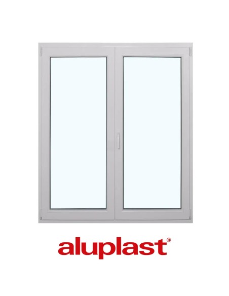 Kunststofffenster PVC 1200 x 1400 mm Dreh | Dreh-Kipp - Aluplast Ideal 8000
