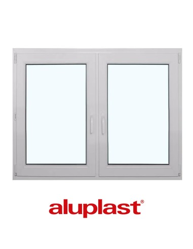 Kunststofffenster PVC 1465 x 1135 mm Dreh | Dreh-Kipp - Aluplast Ideal 8000