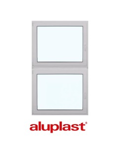 Kunststofffenster PVC 950 x 1600 mm Dreh-Kipp - Aluplast Ideal 8000