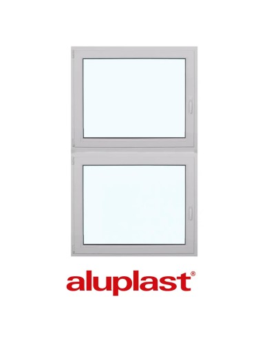 Kunststofffenster PVC 950 x 1600 mm Dreh-Kipp - Aluplast Ideal 8000