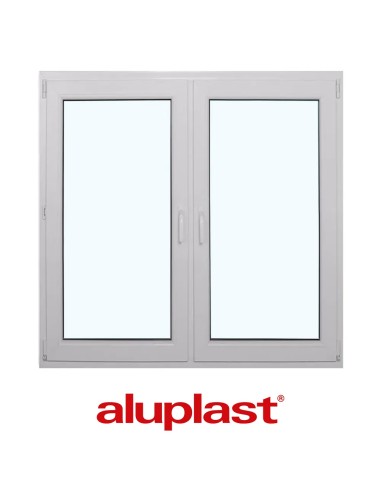 Kunststofffenster PVC 1165 x 1135 mm Dreh | Dreh-Kipp - Aluplast Ideal 8000