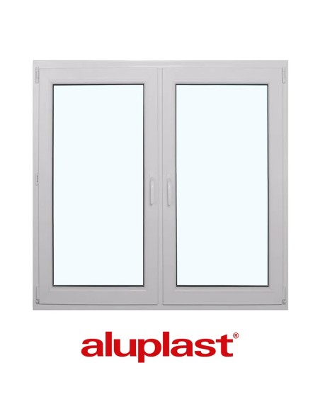 Kunststofffenster PVC 1165 x 1135 mm Dreh | Dreh-Kipp - Aluplast Ideal 8000
