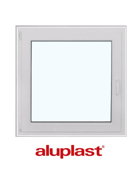 Kunststofffenster PVC 1000 x 1000 mm Dreh-Kipp - Aluplast Ideal 8000