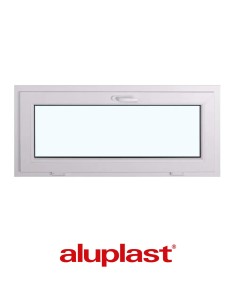 Kunststofffenster PVC 1350 x 625 mm Kipp - Aluplast Ideal 8000