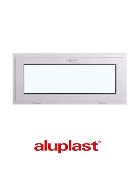Kunststofffenster PVC 1465 x 535 mm Kipp - Aluplast Ideal 8000