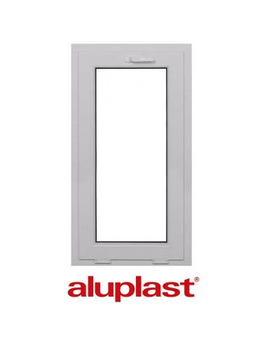 Kunststofffenster PVC 650 x 1200 mm Kipp - Aluplast Ideal 8000