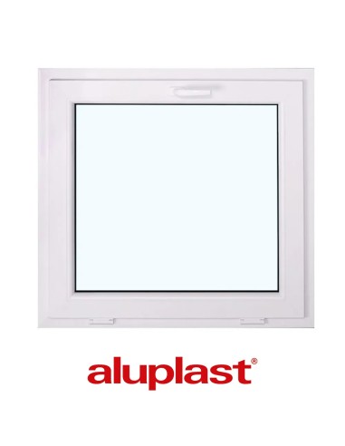 Kunststofffenster PVC 865 x 835 mm Kipp - Aluplast Ideal 8000