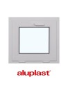 Kunststofffenster PVC 450 x 450 mm Kipp - Aluplast Ideal 8000