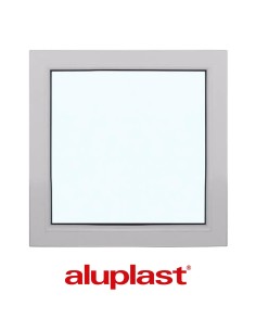 Kunststofffenster PVC 600 x 600 mm Festverglasung - Aluplast Ideal 8000