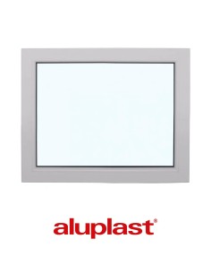 Kunststofffenster PVC 625 x 500 mm Festverglasung - Aluplast Ideal 8000