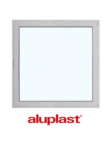 Kunststofffenster PVC 900 x 900 mm Dreh - Aluplast Ideal 8000