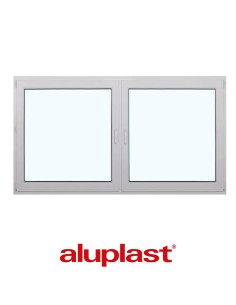 Kunststofffenster PVC 2065 x 1135 mm Dreh | Dreh-Kipp - Aluplast Ideal 8000