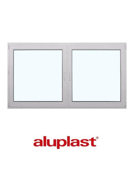Kunststofffenster PVC 2065 x 1135 mm Dreh | Dreh-Kipp - Aluplast Ideal 8000