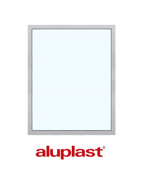 Kunststofffenster PVC 1500 x 1900 mm Festverglasung - Aluplast Ideal 8000