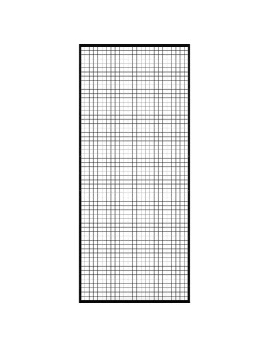 Deko Wandgitter Gitterwand Schwarz - 102 x 238 cm