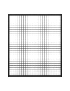 Deko Wandgitter Gitterwand Schwarz - 102 x 118 cm