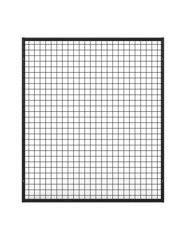 Deko Wandgitter Gitterwand Schwarz - 102 x 118 cm