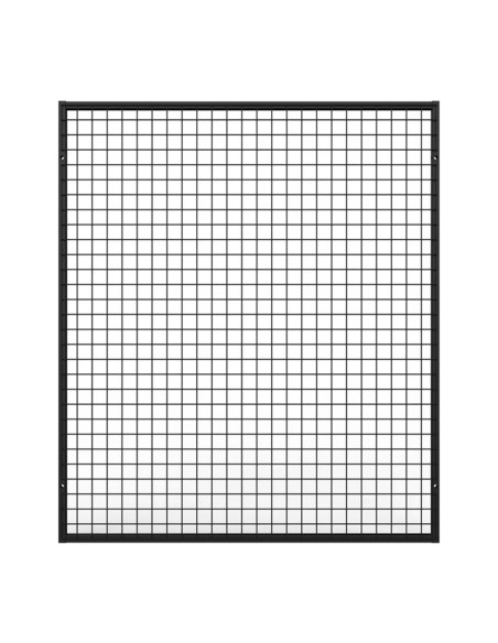 Deko Wandgitter Gitterwand Schwarz - 102 x 118 cm