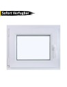 Kunststofffenster PVC 600 x 500 mm Dreh/Kipp Weiß - Sofort verfügbar