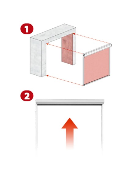 Brandschutzvorhang E120 - 100 x 100 cm
