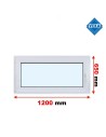Kunststofffenster PVC Fenster 120x65 cm cm DREH/KIPP - Veka Softline 82 MD