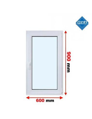 Kunststofffenster PVC Fenster 60x90 cm cm DREH/KIPP - Veka Softline 82 MD
