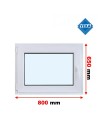 Kunststofffenster PVC Fenster 80x65 cm cm DREH/KIPP - Veka Softline 82 MD