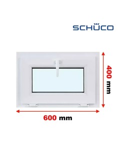 Kunststofffenster PVC Fenster 60 x 40 cm KIPP - Schüco LivIng 82