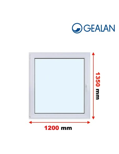 Kunststofffenster PVC Fenster 120 x 135 cm DREH/KIPP - Gealan S 8000