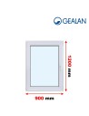 Kunststofffenster PVC Fenster 90 x 120 cm DREH/KIPP - Gealan S 8000