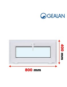 Kunststofffenster PVC Fenster 80 x 40 cm KIPP - Gealan S 8000