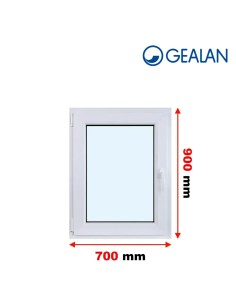 Kunststofffenster PVC Fenster 70 x 90 cm DREH/KIPP - Gealan S 8000