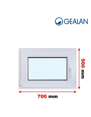 Kunststofffenster PVC Fenster 70 x 50 cm DREH/KIPP - Gealan S 8000