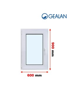 Kunststofffenster PVC Fenster 60 x 90 cm DREH/KIPP - Gealan S 8000