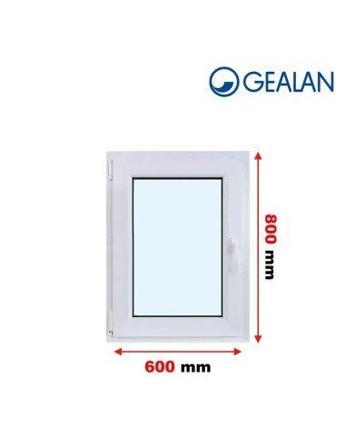 Kunststofffenster PVC Fenster 60 x 80 cm DREH/KIPP - Gealan S 8000