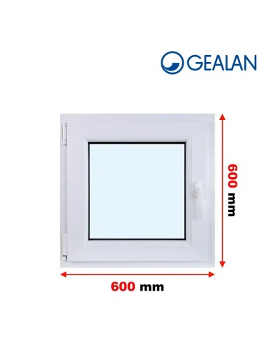 Kunststofffenster PVC Fenster 60 x 60 cm DREH/KIPP - Gealan S 8000