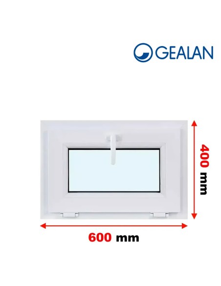 Kunststofffenster PVC Fenster 60 x 40 cm KIPP - Gealan S 8000