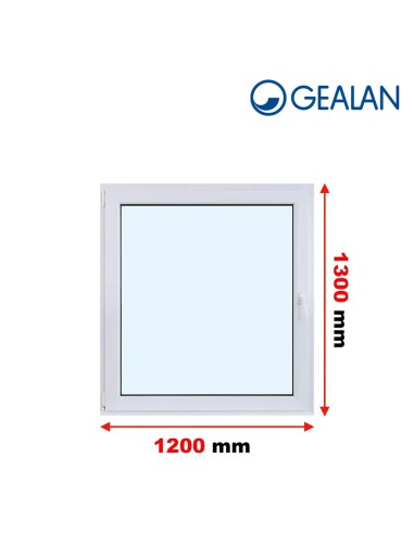 Kunststofffenster PVC Fenster 120 x 130 cm DREH/KIPP Gealan S 9000