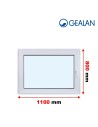Kunststofffenster PVC Fenster 110 x 80 cm DREH/KIPP Gealan S 9000
