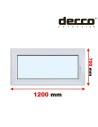 Kunststofffenster PVC Fenster 120 x 70 cm DREH/KIPP Decco EkoSun 6