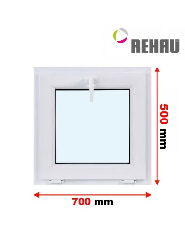 Kunststofffenster PVC Fenster 70 x 50 cm KIPP Rehau Synego