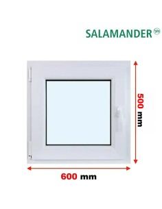 Kunststofffenster PVC Fenster 60 x 50 cm DREH/KIPP Salamander GreenEvolution 76