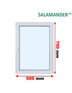Kunststofffenster PVC Fenster 50 x 70 cm DREH/KIPP Salamander GreenEvolution 76