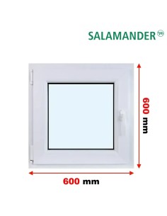 Kunststofffenster PVC Fenster 60 x 60 cm DREH/KIPP Salamander GreenEvolution 76