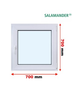 Kunststofffenster PVC Fenster 70 x 70 cm DREH/KIPP Salamander GreenEvolution 76