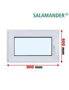 Kunststofffenster PVC Fenster 90 x 60 cm DREH/KIPP Salamander GreenEvolution 76