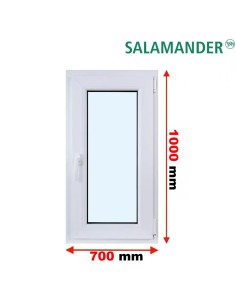 Kunststofffenster PVC Fenster 70 x 100 cm DREH/KIPP Salamander GreenEvolution 76