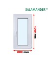 Kunststofffenster PVC Fenster 80 x 100 cm DREH/KIPP Salamander GreenEvolution 76