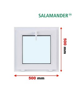 Kunststofffenster PVC Fenster 50 x 50 cm KIPP Salamander BluEvolution 82